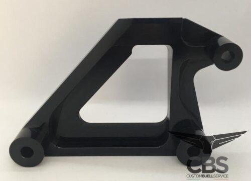 Supporto motore anteriore cnc BLACK cod. SMAB-X1S1M2-NP